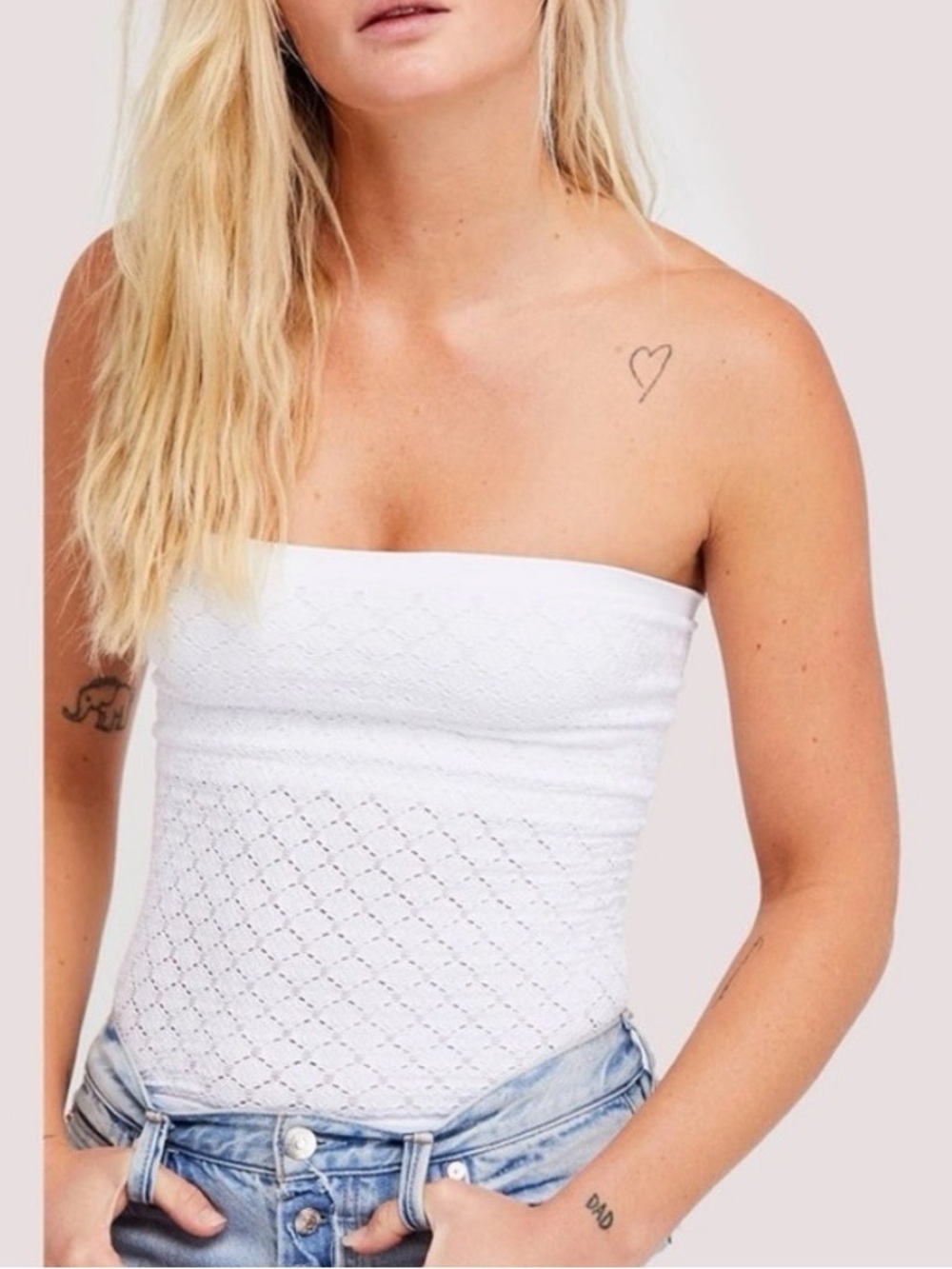 Free People Diamond Seamless Tube Top
